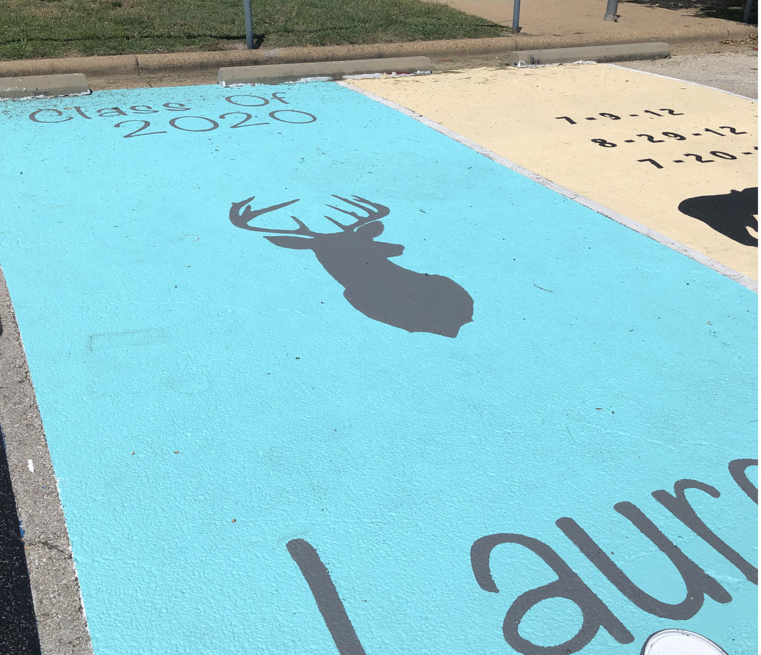 Bryan High School senior parking, 2020